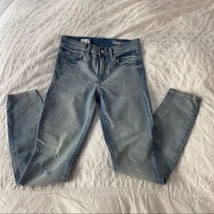 NWOT Gap 1969 True Skinny Jeans, Light Denim Wash